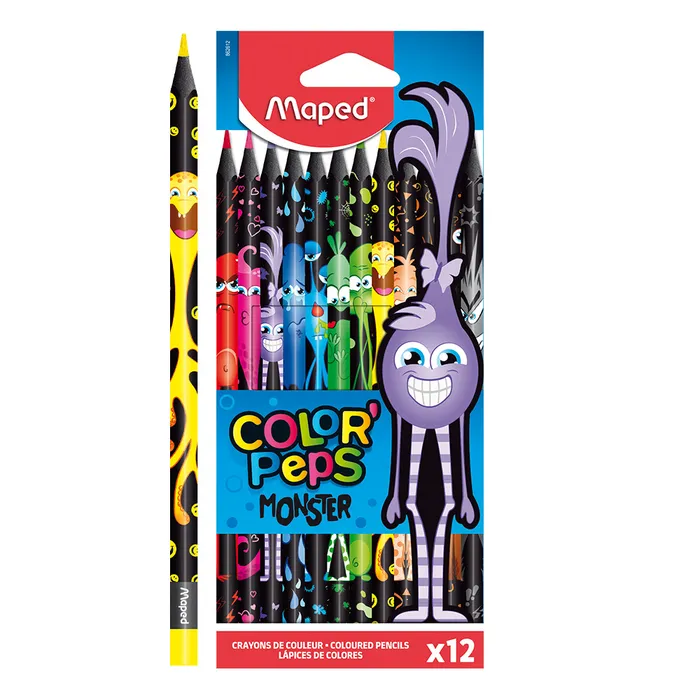 Hauptbild des Produkts Pastelky Maped Color'Peps Monster 12 barev