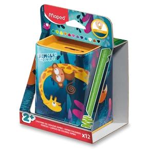 Maped Infinity Jumbo Jungle Fever Buntstifte – 12 Stück