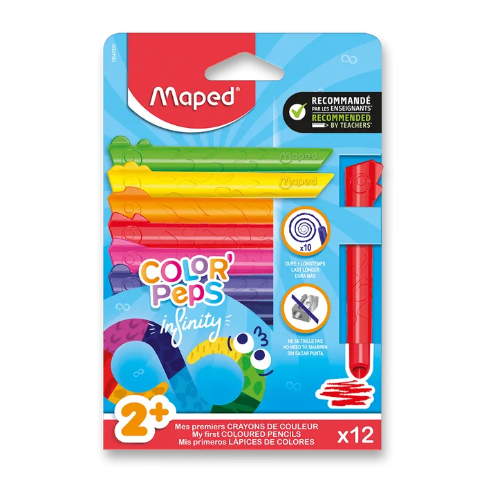 Hauptbild des Produkts Pastelky Maped Infinity Kidy Jumbo - 12 ks