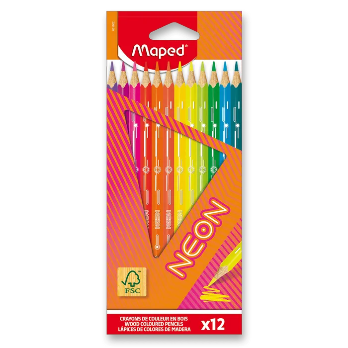 Hauptbild des Produkts Pastelky Maped Neon 12 ks