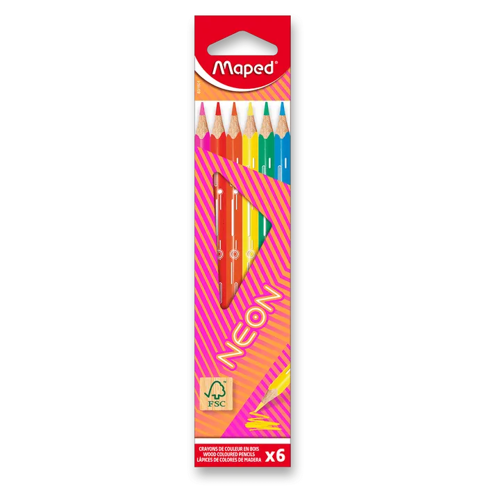 Hauptbild des Produkts Pastelky Maped Neon 6 ks