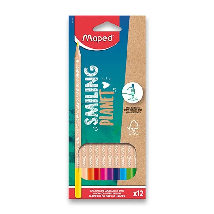 Hauptbild des Produkts Pastelky Maped Smiling Planet 12 barev