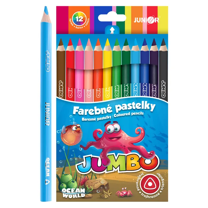 Hauptbild des Produkts Pastelky Ocean World trojhranu JUMBO 12 ks