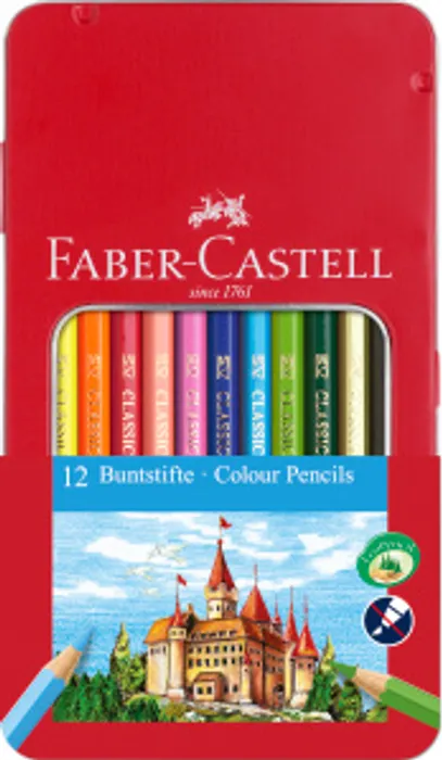Hauptbild des Produkts Pastelky šestihranné, dárkový boy 12ks Faber Castell (115801)