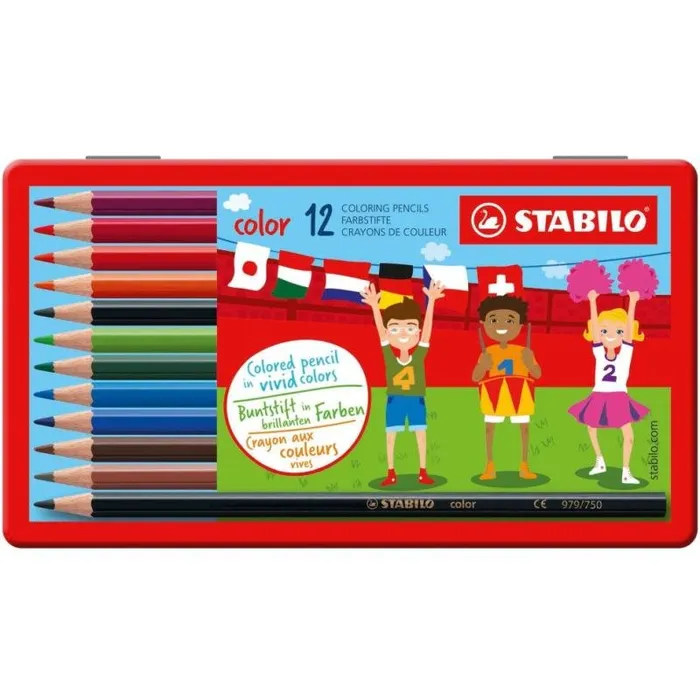 Hauptbild des Produkts Pastelky STABILO color,sada 12 ks v kovovém pouzdru