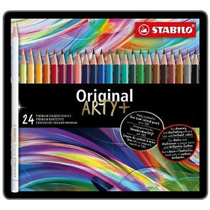 Hauptbild des Produkts Pastelky STABILO Original - ARTY+ - 24 ks sada v plechu