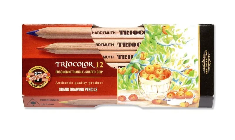 Hauptbild des Produkts Pastelky trojhranné 3152 natural 12 barev
