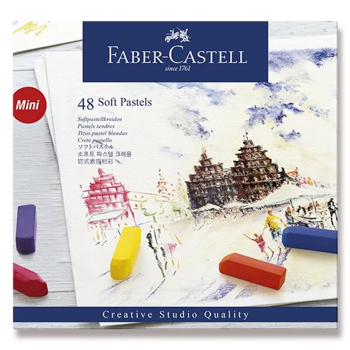 Hauptbild des Produkts Pastelové křídy Faber-Castell Mini 48 barev