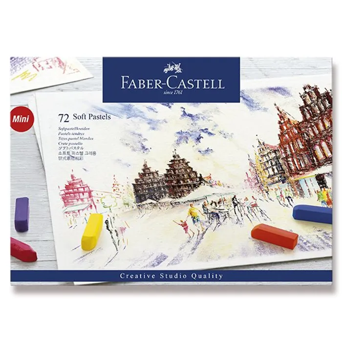 Hauptbild des Produkts Pastelové křídy Faber-Castell Mini 72 barev