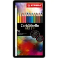Pastellkreiden STABILO CarbOthello - ARTY+ - 12-teiliges Set in der Dose