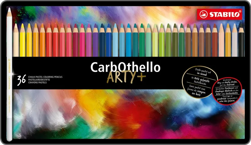 Hauptbild des Produkts Pastelové tužky STABILO CarbOthello ARTY 36 ks v plechovém pouzdru