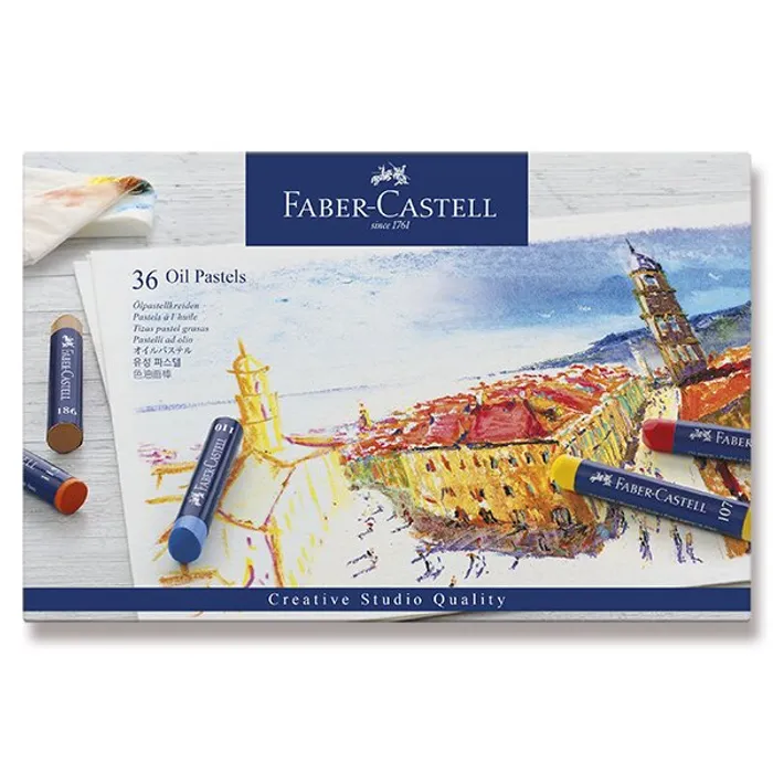 Hauptbild des Produkts Pastely olejové, papírová krabička 36 ks Faber-Castell 127036