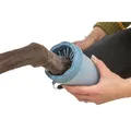 PFOTENREINIGER - Becher zum Reinigen der Pfoten, Silikon/Kunststoff, blau S-M