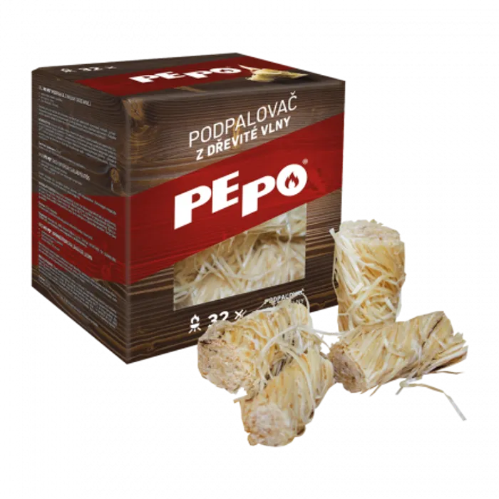 Hauptbild des Produkts Pe-Po Podpalovač z dřevité vlny 32 podpalů