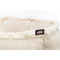 BOHO Bett mit hohem Rand, beige 65 x 65 cm