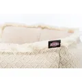 BOHO Bett mit hohem Rand, beige 80 x 80 cm