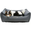 Weiteres Produktbild Bett Farello quadratisch grau 80 x 60 cm