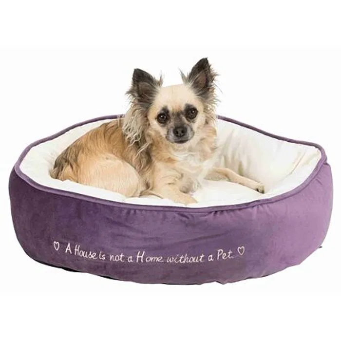 Hauptbild des Produkts Pelech kulatý PET´S HOME 50 cm fialovo/krémový - DOPRODEJ