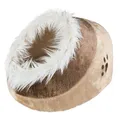 Bettkugel MINOU, beige/braun 41 x 30 x 50 cm