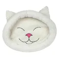 MIJOU Bett Katzenkopf weiß 48 x 37 cm