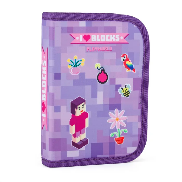 Hauptbild des Produkts Penál 1 p. 2 chlopně, prázdný Playworld Girl
