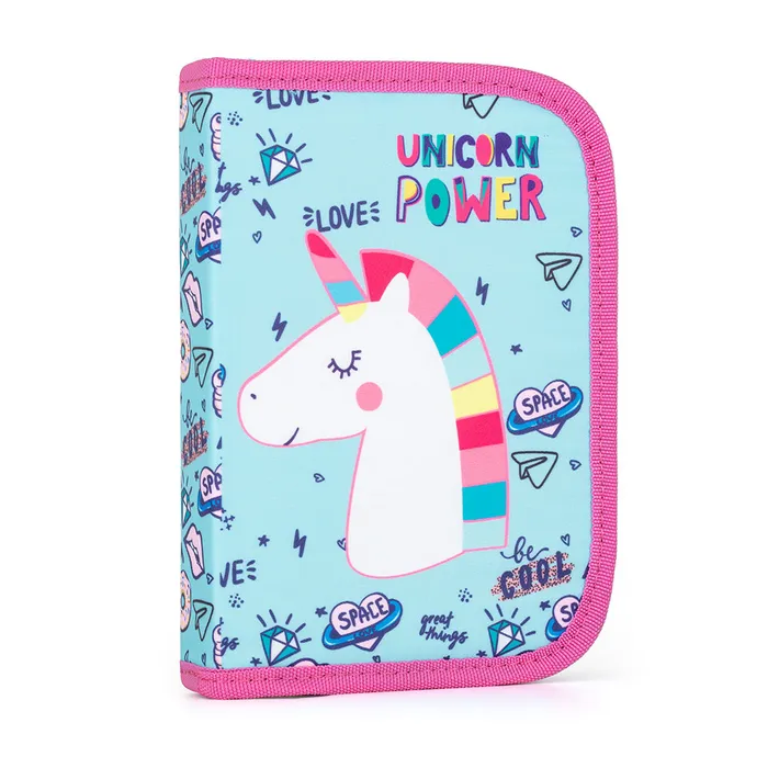 Hauptbild des Produkts Penál 1 p. 2 chlopně, prázdný Unicorn iconic