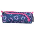 Federmäppchen "Blue Star", grau-rosa, Reißverschluss, PULSE