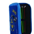 Weiteres Produktbild Federmäppchen "Football", blau, zweistöckig, PULSE