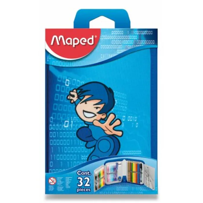 Hauptbild des Produkts Penál Maped Tatoo - 1patrový, vybavený, motiv Karaté