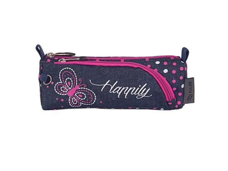 Hauptbild des Produkts Penál "Mini Wheels Happily", modrý-růžový, zip, PULSE