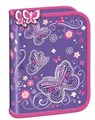 Federmäppchen "Schmetterling", 2 Klappen, mit Reißverschluss, UNIPAP