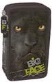 Federmäppchen "Mountain Big Face" Panther, zweistöckig, ausgestattet, UNIPAP