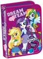 Federmäppchen "My Little Pony Equestria Girls", 2 Klappen, mit Reißverschluss, UNIPAP