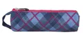 Federmäppchen "Solo Pink Plaid", rosa-blau, PULSE