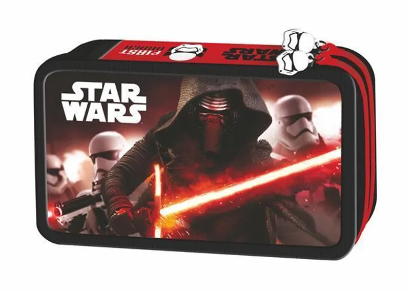 Hauptbild des Produkts Penál "Star Wars Episode 7", dvoupatrový, vybavený UNIPAP, červený