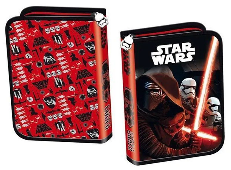 Hauptbild des Produkts Penál "Star Wars Episode7", 2 klopy, na zip, UNIPAP, červený