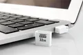 USB-Stick, 32 GB, USB 2.0, 20/5 MB/s, mini, GOODRAM "UPI2", weiß