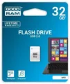 USB-Stick, 32 GB, USB 2.0, 20/5 MB/s, mini, GOODRAM "UPI2", weiß