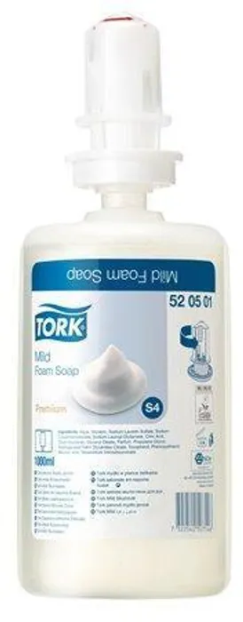 Hauptbild des Produkts Pěnové mýdlo TORK Premium Mild 1l S4 [1 ks]
