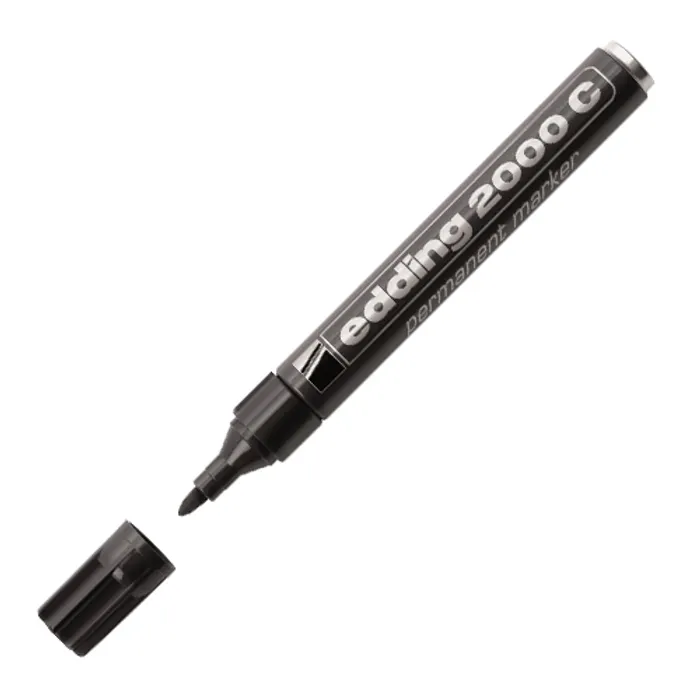 Hauptbild des Produkts Permanentní popisovač "2000", černý, 1,5-3mm, kuželový hrot, EDDING