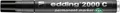 Weiteres Produktbild Permanentmarker „2000“, schwarz, 1,5-3 mm, konische Spitze, EDDING