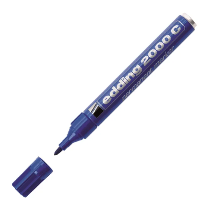 Hauptbild des Produkts Permanentní popisovač "2000", modrá, 1,5-3mm, kuželový hrot, EDDING