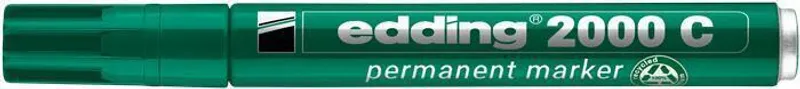 Hauptbild des Produkts Permanentní popisovač "2000", zelená, 1,5-3mm, kuželový hrot, EDDING