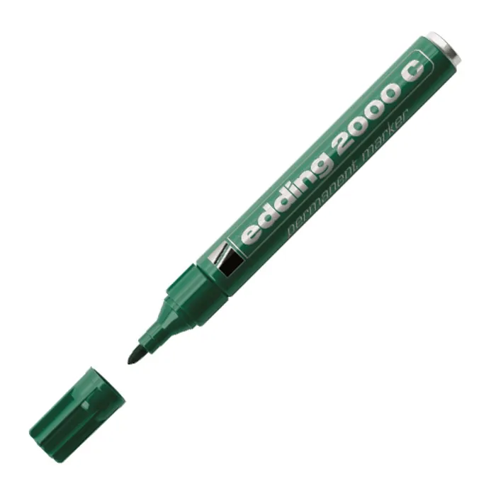 Hauptbild des Produkts Permanentní popisovač "2000", zelená, 1,5-3mm, kuželový hrot, EDDING