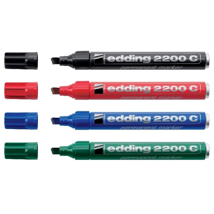 Hauptbild des Produkts Permanentní popisovač "2200", 1-5mm, klínový hrot, EDDING