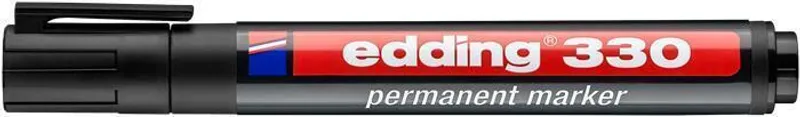Hauptbild des Produkts Permanentní popisovač "ED 330", černá, 1-5mm, klínový hrot, EDDING