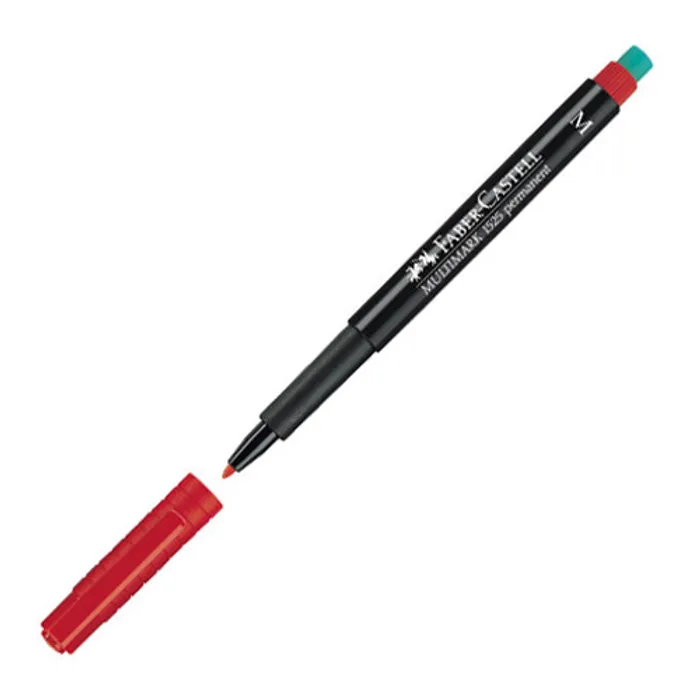 Hauptbild des Produkts Permanentní popisovač Faber-Castell 1525 M červený
