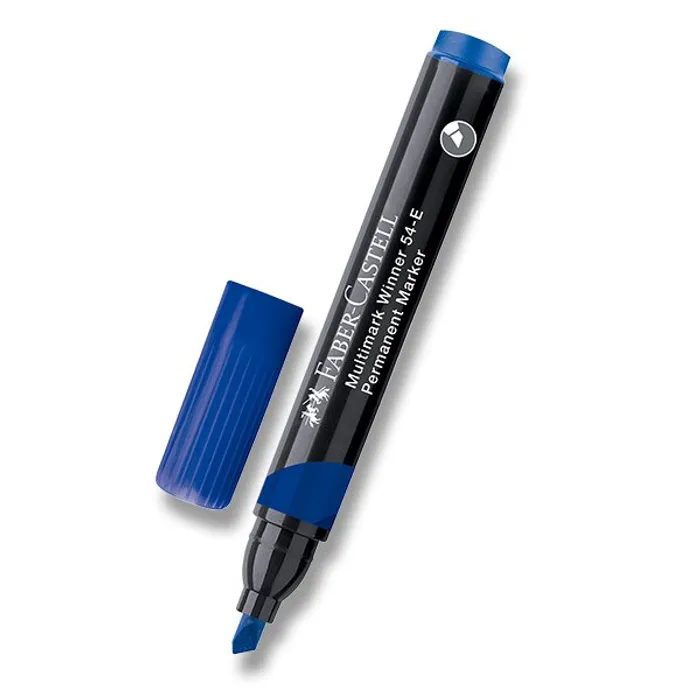 Hauptbild des Produkts Permanentní popisovač Faber-Castell Winner 54-E modrý