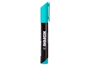 Permanent Marker Kores K-Marker XP1 turquoise, round tip 3 mm
