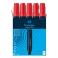 Weiteres Produktbild Permanentmarker „Maxx 280“, rot, 4-12 mm, Keilspitze, SCHNEIDER